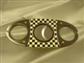 Checkered Flag Double Blade Cigar Cutter